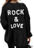 Long Woolen Knitted Cardigan Coat
